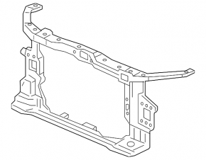 TV panel radiator assembly Honda Civic X FC 16-18