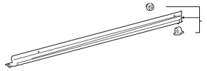 Right threshold Toyota Rav4 19-