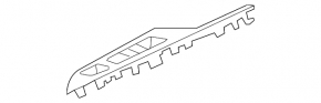 Front right window lifter control trim Honda Accord 13-17 structure