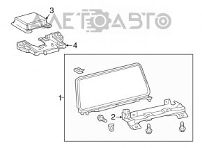 Monitor, display, navigation Lexus RX350 RX450h 16-19 8"
