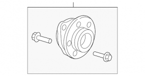 Front left hub VW Jetta 19-