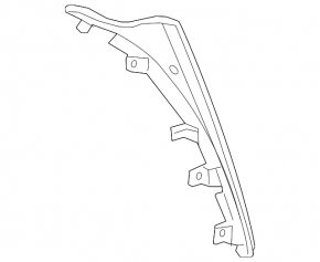 Right headlight trim for Buick Encore 13-16