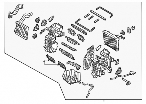 Heater assembly Hyundai Elantra AD 19-20 2.0 manual