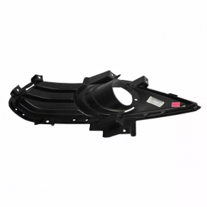 Front bumper grille right Ford Fusion mk5 13-16 under fog lights gloss, without chrome rings