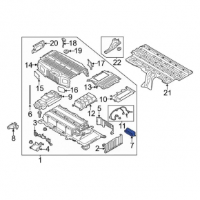 Battery Duct Right Ford C-max MK2 13-18