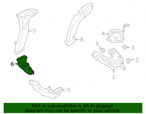 Battery Duct Right Ford C-max MK2 13-18