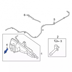 Ford Escape MK4 20- Washer Fluid Level Sensor