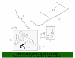 Ford Escape MK4 20- Washer Fluid Level Sensor