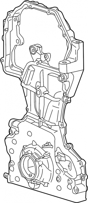 Nissan Altima 13-15 2.5 Engine Front Cover with Oil Pump