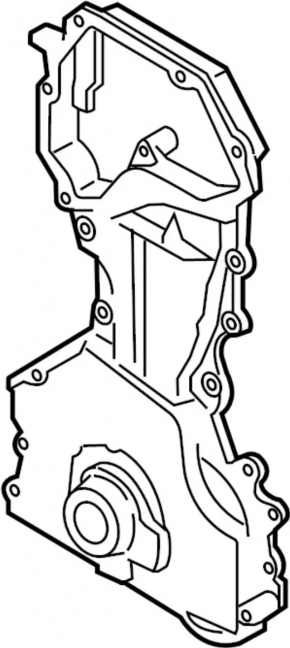 Nissan Altima 13-15 2.5 Engine Front Cover with Oil Pump