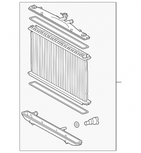 Lexus RX450h 10-12 Water Cooling Radiator
