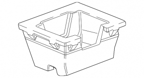 Chevrolet Malibu 16-23 trunk tray