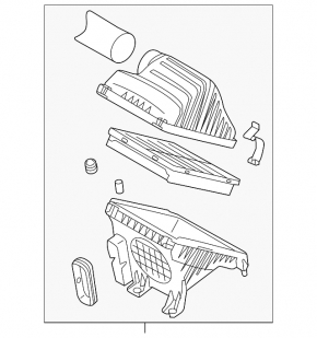 Kia Optima 11-15 2.4 Air Filter Housing