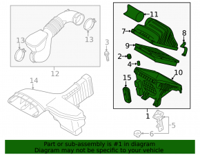 Kia Optima 11-15 2.4 Air Filter Housing
