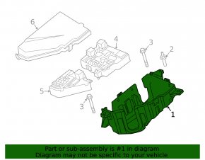 Fuse box housing underhood Volvo XC60 18-23