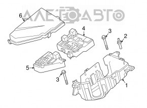 Fuse box housing underhood Volvo XC60 18-23
