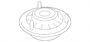Shock absorber support rear left BMW 5 F10 14-16