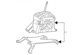 Gearbox shifter Toyota Avalon 05-07