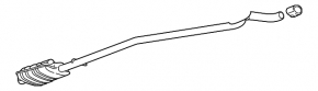 Muffler rear with barrel Buick Encore 13-18