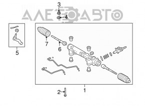 Toyota Sequoia 08-16 steering rack