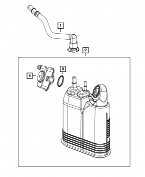 Carbon Canister Absorber Jeep Grand Cherokee WK2 11-21 3.6