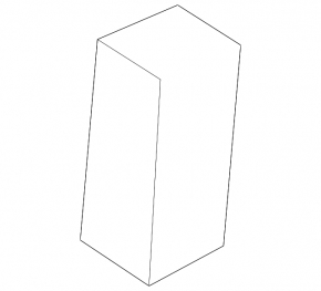 Right center pillar air vent deflector for Audi Q7 4L 10-15, gray, coating bulged