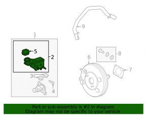 Kia Sportage 23-26 2.5 Master cylinder reservoir with lid