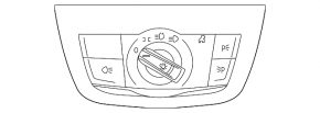 Light control BMW X3 G01 18-21 under LED PTF