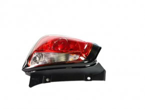 Left headlight for Fiat 500 12-19 chrome frame