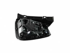 Left headlight for Fiat 500 12-19 chrome frame