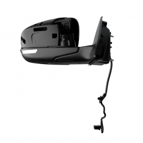 Right side mirror Jeep Cherokee KL 14-18 7+6 pins, turn signal, heating, backlight, red, worn