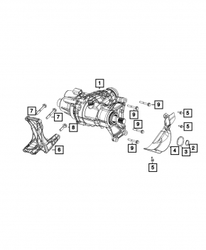 Jeep Renegade 19-23 1.3T Front Axle Bracket