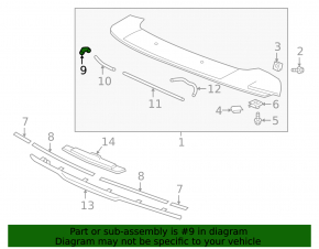 Rear washer nozzle Honda CRV 17-22