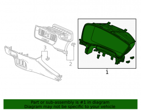 Instrument Cluster Cover for Honda Civic XI FE/FL 22-26