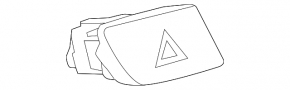 Hazard warning button Toyota Avalon 13-18