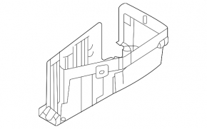 Mitsubishi Outlander 22-25 underhood fuse box housing
