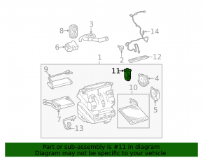 Toyota Prius 30 10-15 Air Conditioner Heater Valve