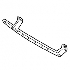 Rear left door glass guide Ford Flex 09-19