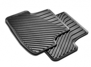 Set of front floor mats for Audi A3 8V 15-20 rubber, black
