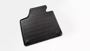 Set of front floor mats for Audi A3 8V 15-20 rubber, black