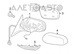 Subaru b9 Tribeca Right Mirror Housing