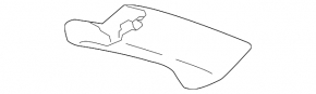 Trunk door trim right Subaru XV Crosstrek 18-23