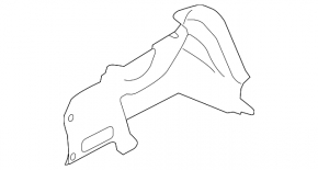 Arch trim right Subaru Impreza 4d 17-23 GK