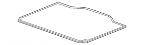 Buick Encore 13-22 black trunk floor, handle lever