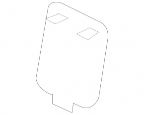 Mercedes S-class W221 AMG front bumper tow hook cap