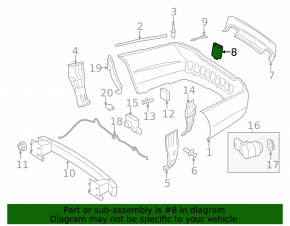 Mercedes S-class W221 AMG front bumper tow hook cap