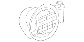 Fuel filler flap housing Ford Focus mk3 11-18 5d