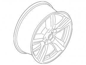 Wheel disk R17 Ford Mustang mk6 15-23 scratch