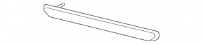 Rear bumper molding side right Ford Explorer 18-19 rest chrome