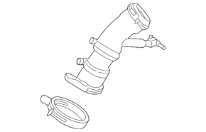 Land Rover Discovery 17-20 cooling system hoses thermostat-engine